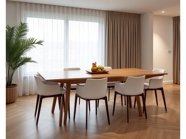 Extendable dining table